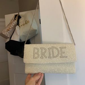 Beaded Bride Crossbody Purse